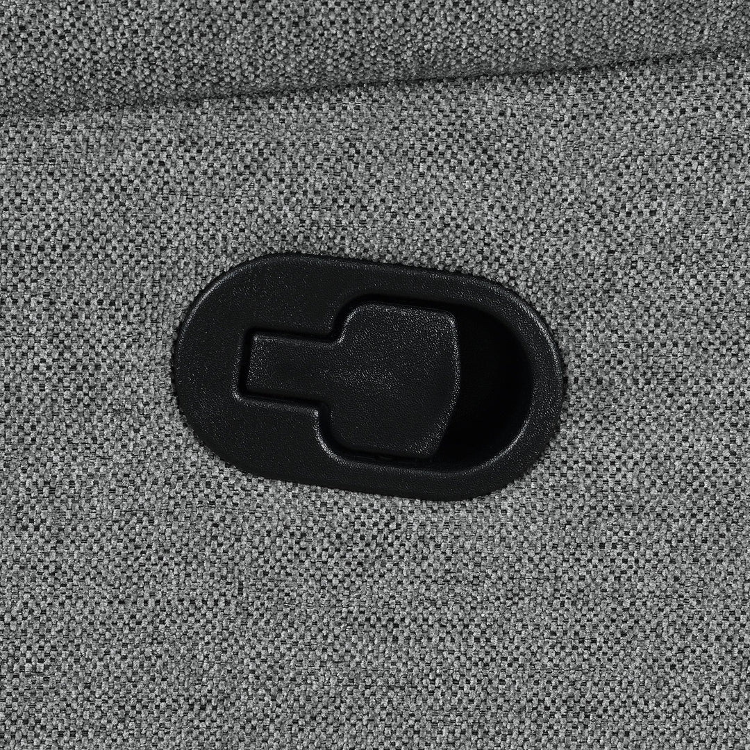 Coaster Furniture 609620 David Upholstered Reclining Sectional Sofa Smoke