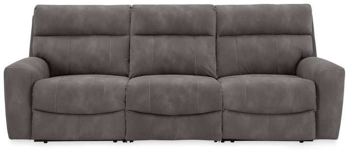 Next-Gen Durapella 3-Piece Power Reclining Sectional - Slate (1)