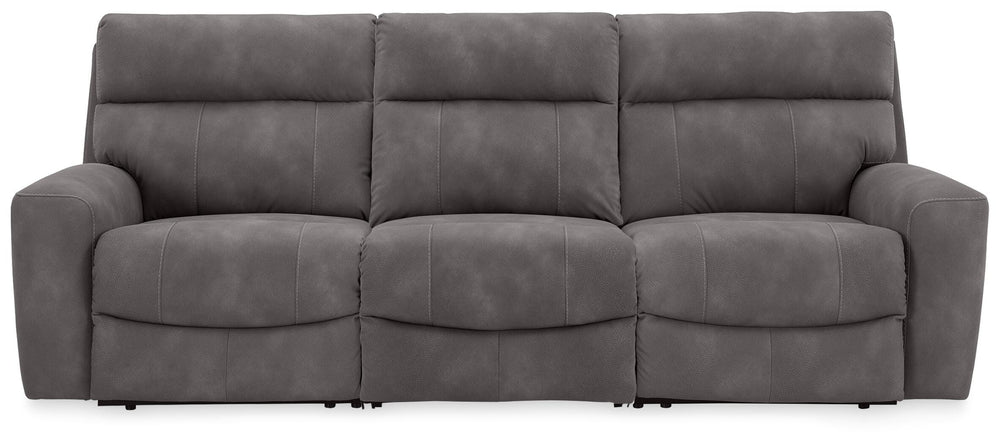 Next-Gen Durapella 3-Piece Power Reclining Sectional - Slate (1)