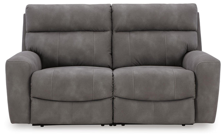 Next-Gen Durapella 2-Piece Power Reclining Sectional Loveseat - Slate (1)