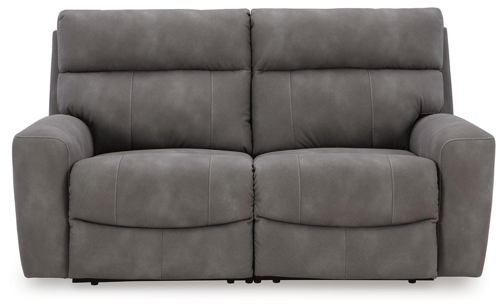 Next-Gen Durapella 2-Piece Power Reclining Sectional Loveseat - Slate (1)