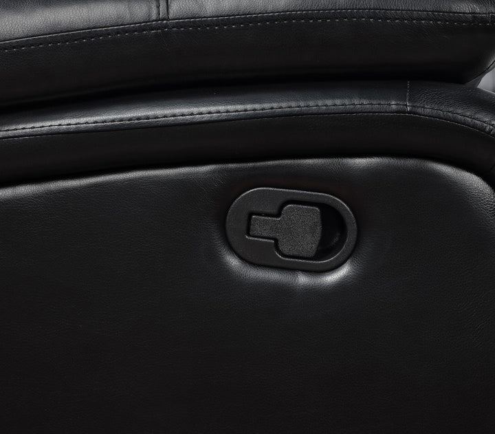 Coaster Furniture 610244 Camila Upholstered Motion Reclining Sofa Black