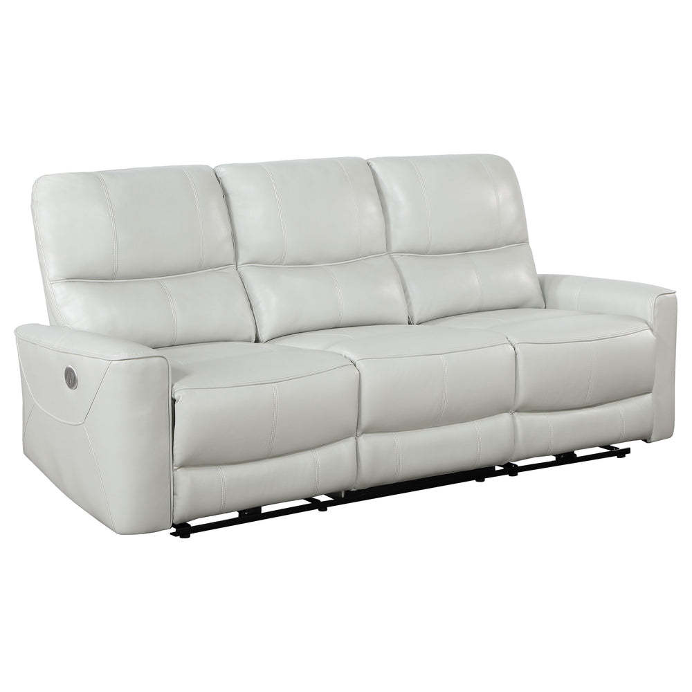 Greenfield - Upholstered Power Reclining Sofa - Ivory