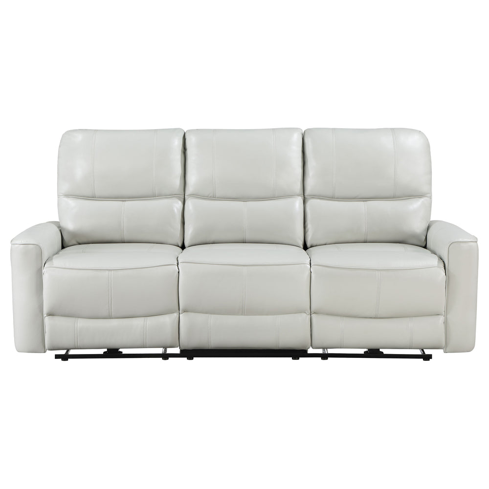 Greenfield - Upholstered Power Reclining Sofa - Ivory