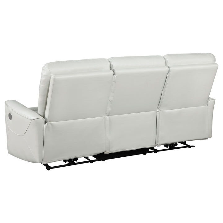 Greenfield - Upholstered Power Reclining Sofa - Ivory