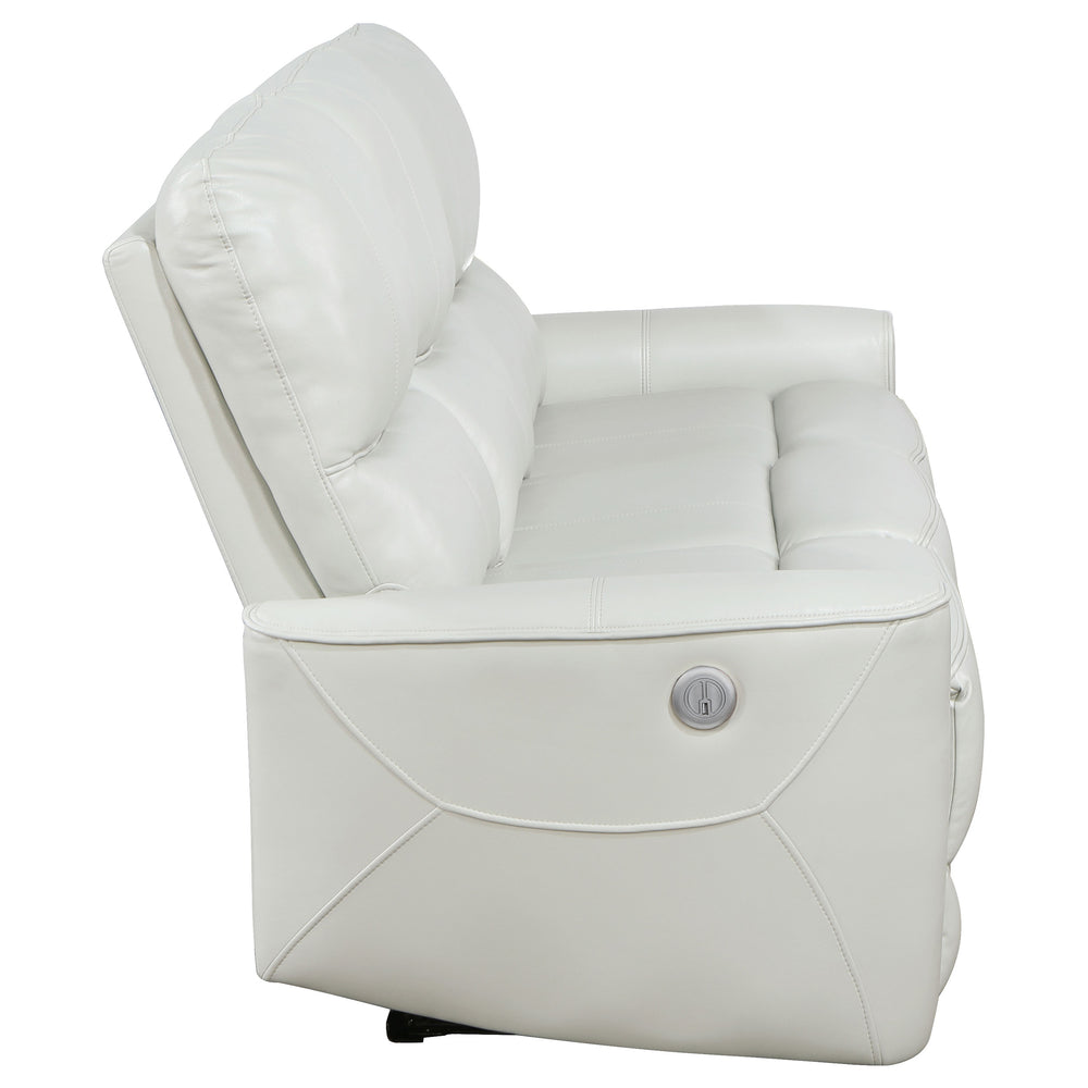 Greenfield - Upholstered Power Reclining Sofa - Ivory