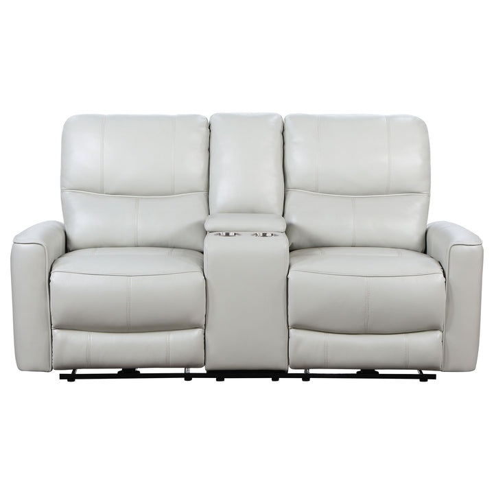 Greenfield - Upholstered Power Reclining Loveseat - Ivory