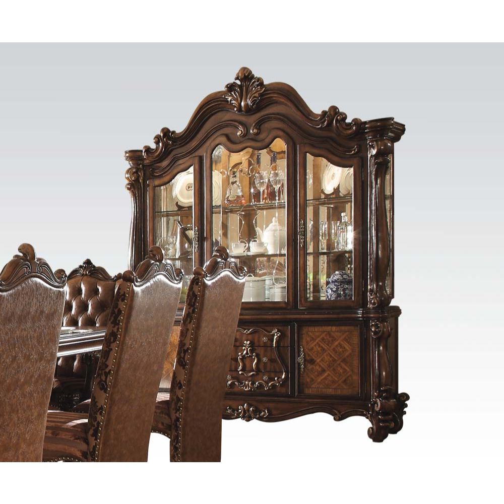 Versailles Buffet & Hutch - Cherry Oak
