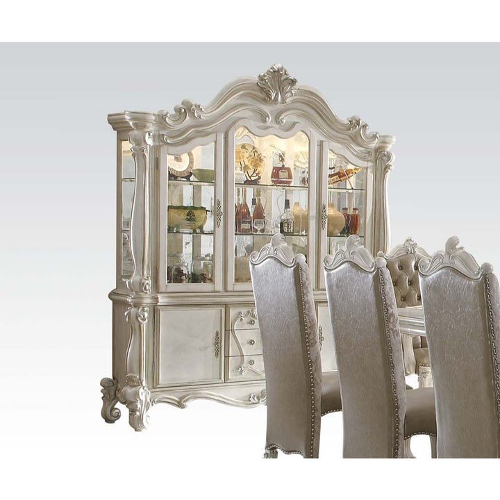 Versailles Buffet &amp; Hutch in Bone White
