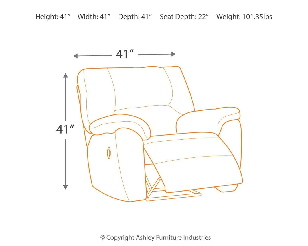 Tambo - Rocker Recliner - Pewter