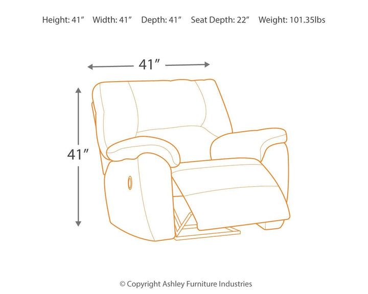 Tambo - Rocker Recliner - Pewter