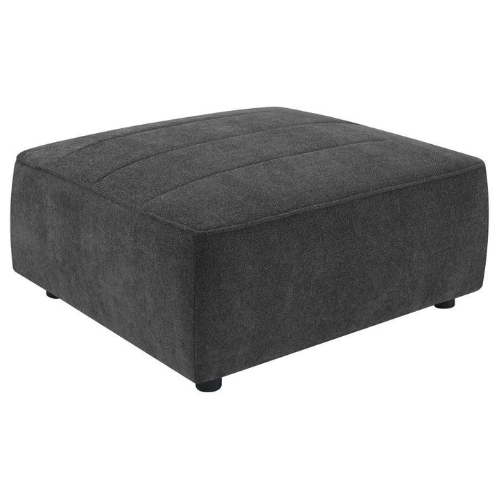 Coaster Furniture Sunny - Square Upholstered Ottoman - Dark Charcoal
