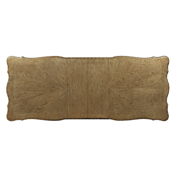 Ragenardus Dining Table with Leaf in Vintage Oak