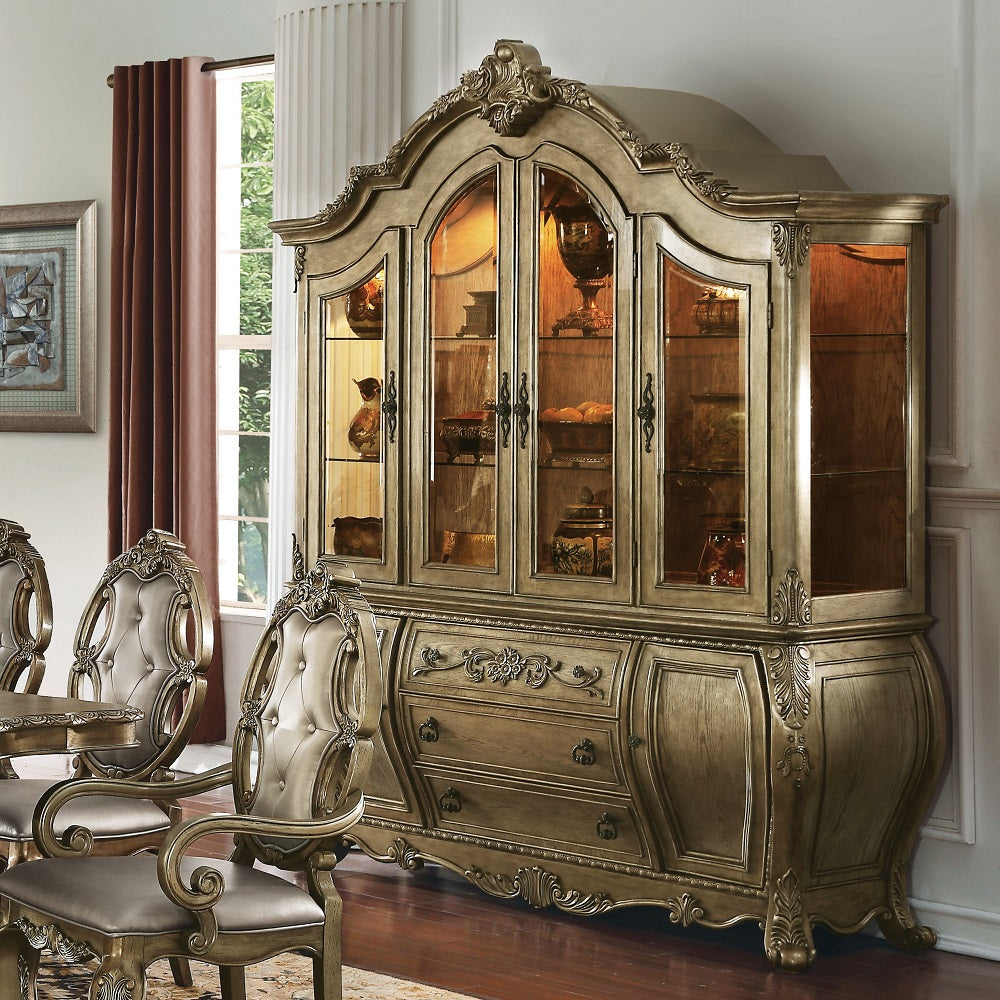Ragenardus Buffet & Hutch in Vintage Oak