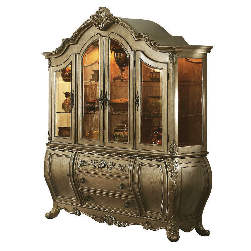 Ragenardus Buffet & Hutch in Vintage Oak