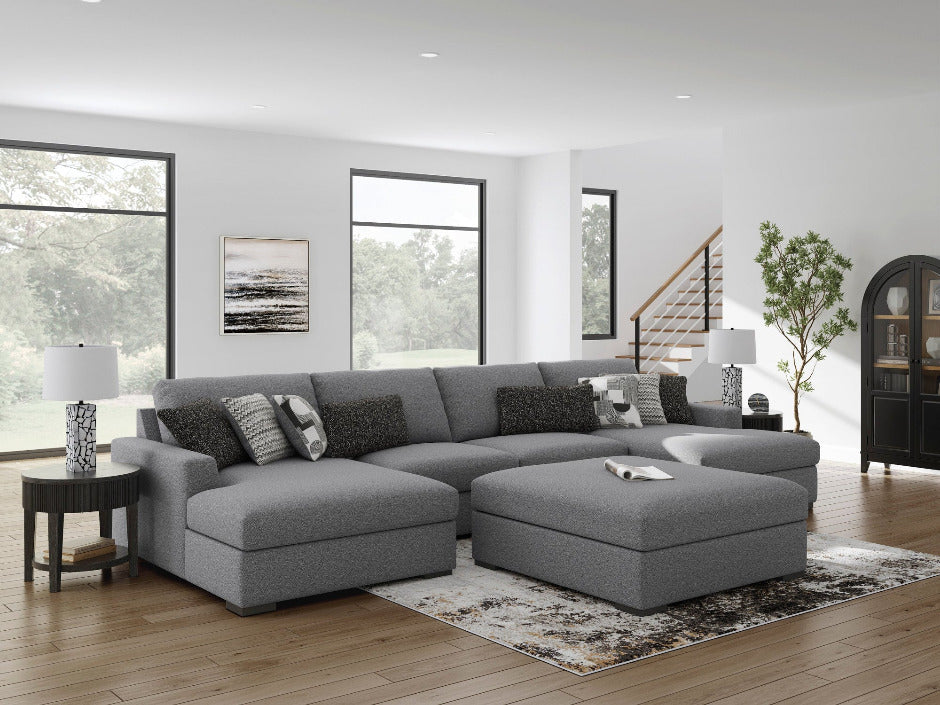 Ashley Furniture Bealton Sectional with Oversized Accent Ottoman