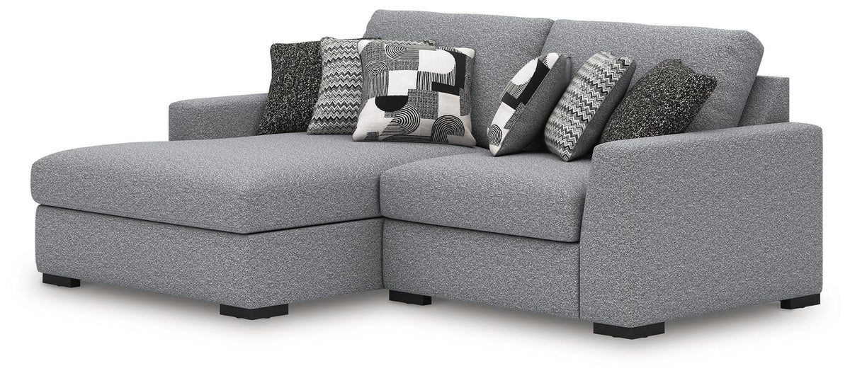 Bealton 2-Piece Sectional with Chaise - Salt and Pepper (1)