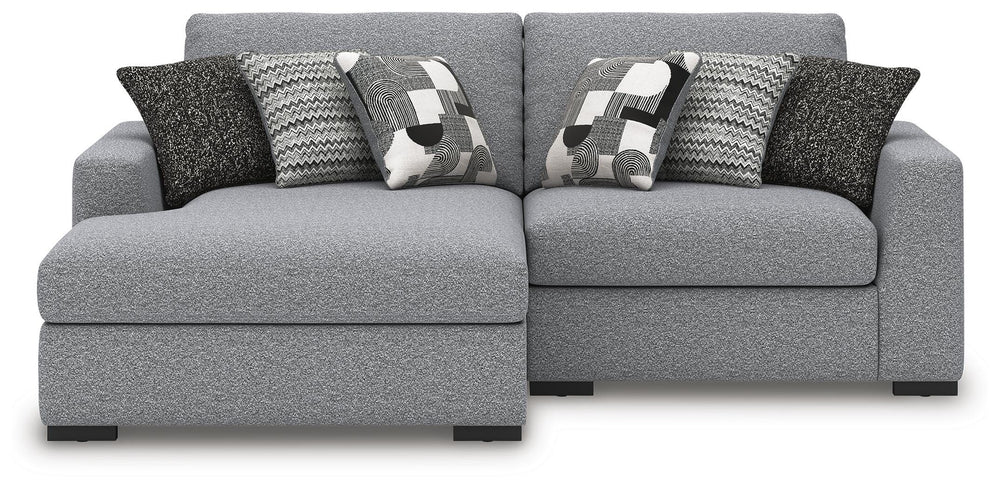 Bealton 2-Piece Sectional with Chaise - Salt and Pepper (2)