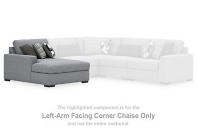 Bealton Left-Arm Facing Corner Chaise - Gray
