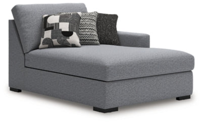 Bealton Right-Arm Facing Corner Chaise - Gray - Gray