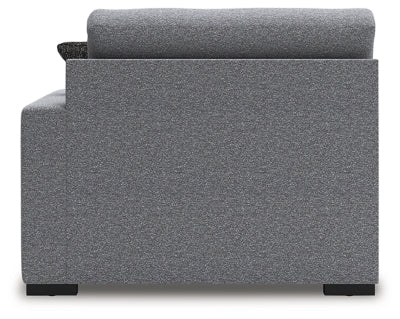 Bealton Right-Arm Facing Corner Chaise - Gray