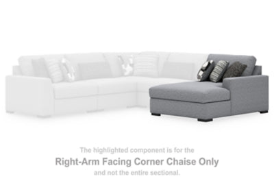 Bealton Right-Arm Facing Corner Chaise - Gray