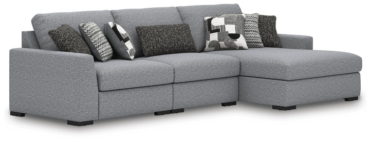 Bealton 3-Piece Sectional with Chaise - Salt and Pepper (1)