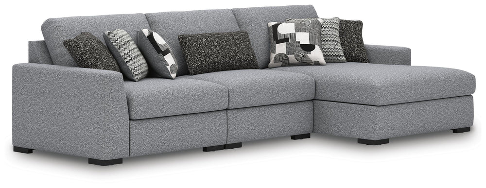 Bealton 3-Piece Sectional with Chaise - Salt and Pepper (1)