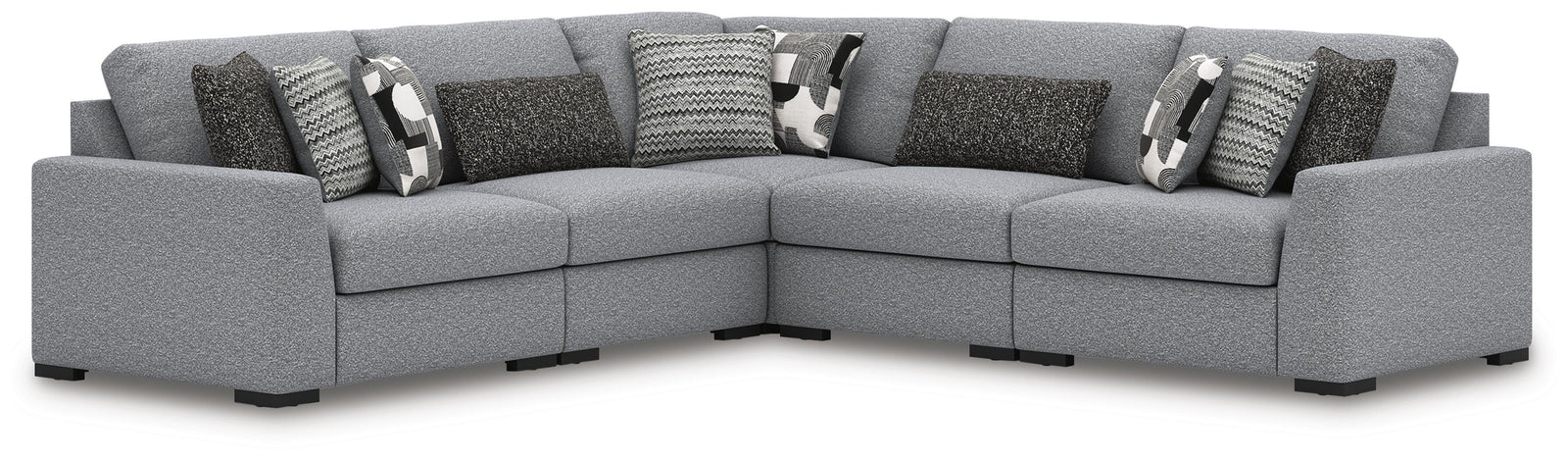 Ashley Furniture Bealton Next-Gen Nuvella® Performance Fabric 5-Piece L-Shaped Sectional Sofa (1)