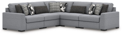Bealton 5-Piece Sectional - Gray - Gray