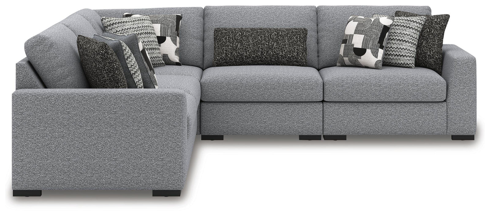 Ashley Furniture Bealton Next-Gen Nuvella® Performance Fabric 5-Piece L-Shaped Sectional Sofa (2)