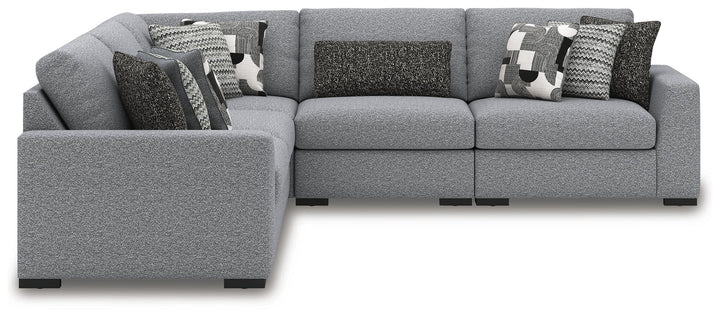 Ashley Furniture Bealton Next-Gen Nuvella® Performance Fabric 5-Piece L-Shaped Sectional Sofa (2)