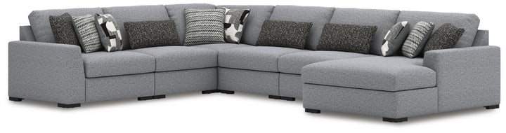 Bealton 6-Piece Sectional with Chaise - Salt and Pepper (1)