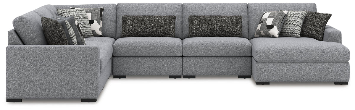 Bealton 6-Piece Sectional with Chaise - Salt and Pepper (2)