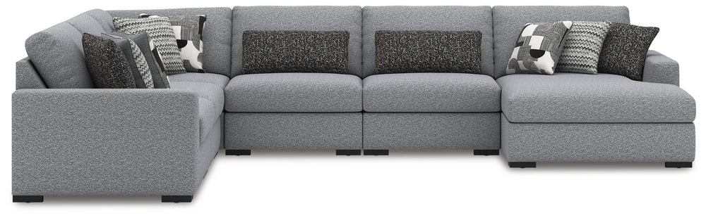 Bealton 6-Piece Sectional with Chaise - Salt and Pepper (2)