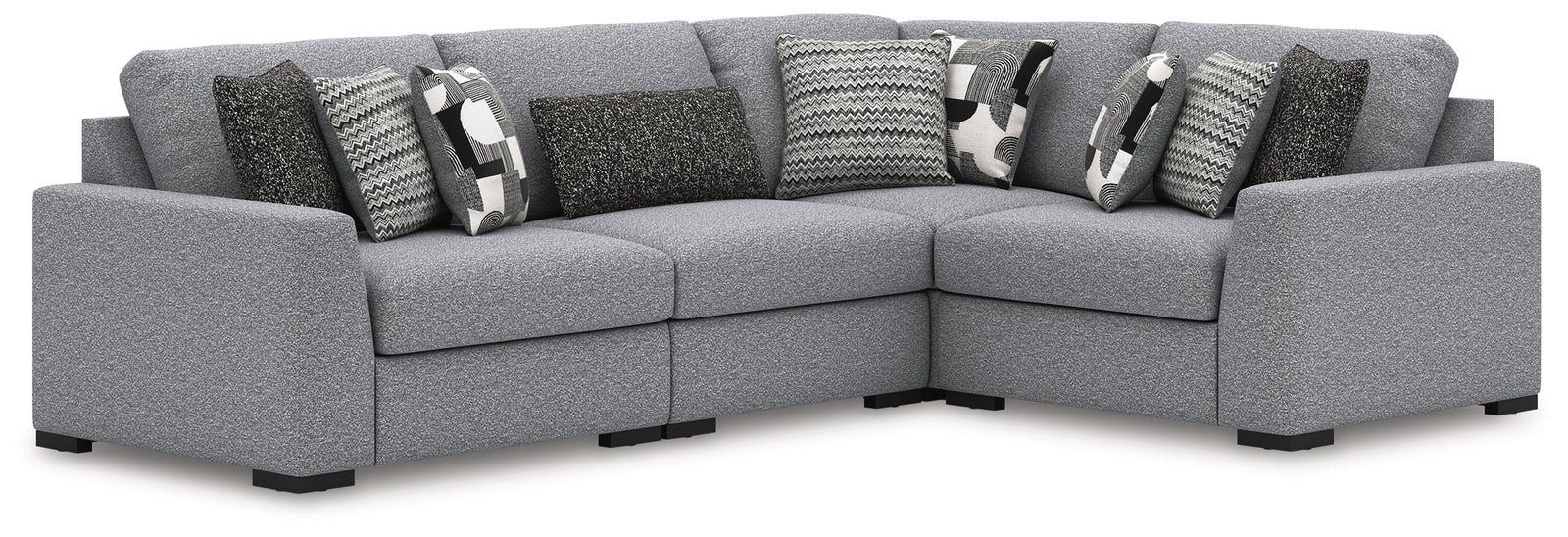 Ashley Furniture Bealton Next-Gen Nuvella® Performance Fabric 4-Piece L-Shaped Sectional Sofa (1)