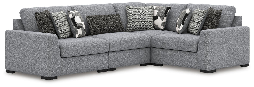 Ashley Furniture Bealton Next-Gen Nuvella® Performance Fabric 4-Piece L-Shaped Sectional Sofa (1)