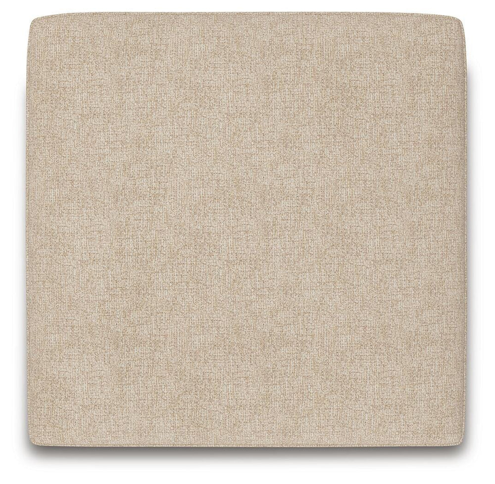Seyler Oversized Accent Ottoman - Beige (4)