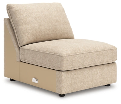 Seyler Armless Chair - Beige - Beige