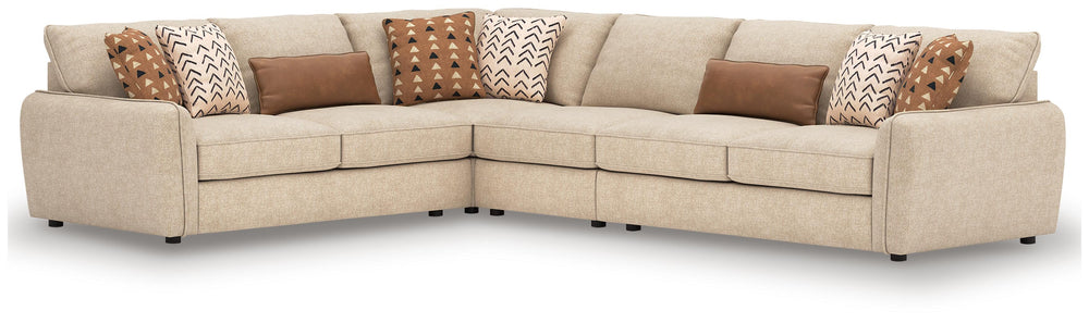 Seyler 4-Piece Sectional - Beige (1)