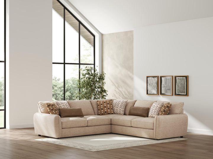 Seyler 3-Piece Sectional - Beige (2)