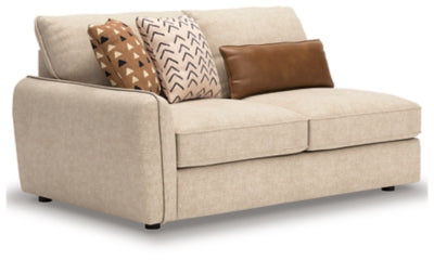 Seyler Left-Arm Facing Sofa - Beige - Beige