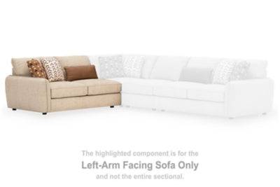 Seyler Left-Arm Facing Sofa - Beige