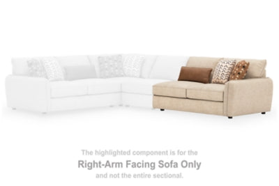 Seyler Right-Arm Facing Sofa - Beige