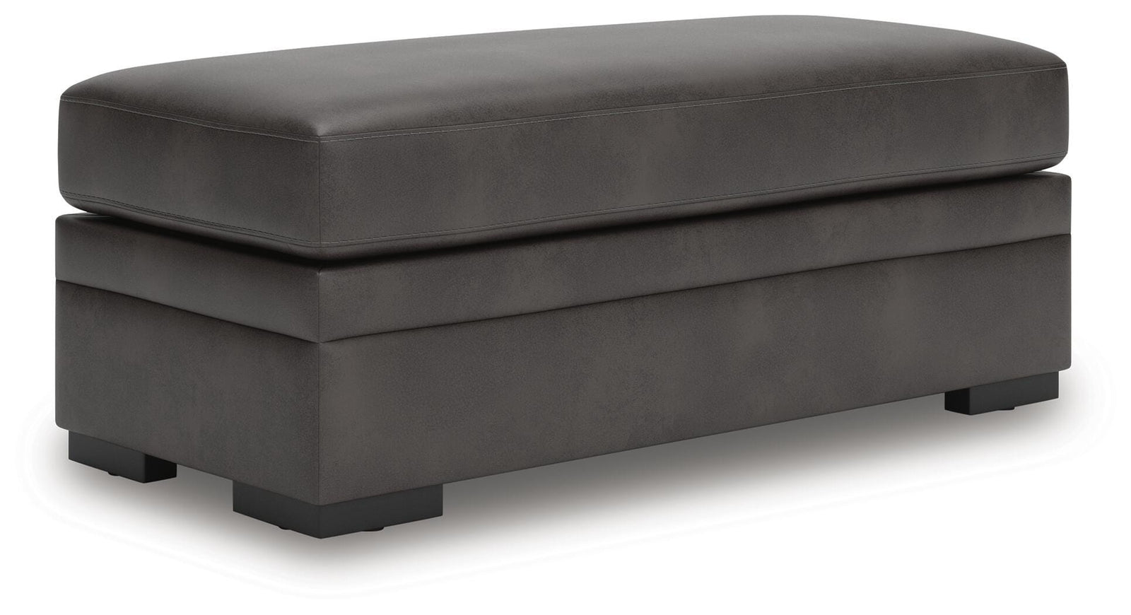 Lofton-Pike Oversized Accent Ottoman - Black (1)