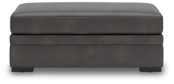 Lofton-Pike Oversized Accent Ottoman - Black (3)