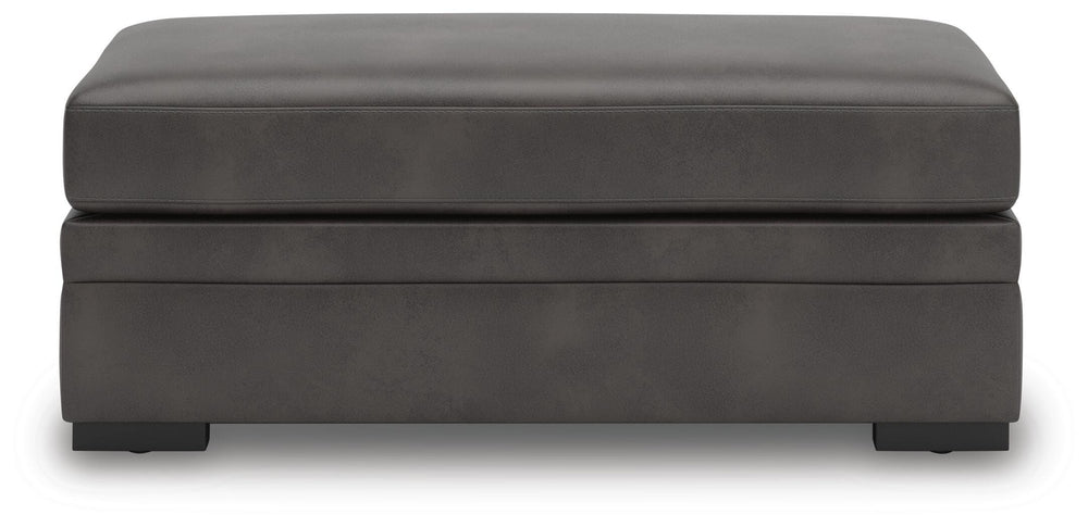 Lofton-Pike Oversized Accent Ottoman - Black (3)