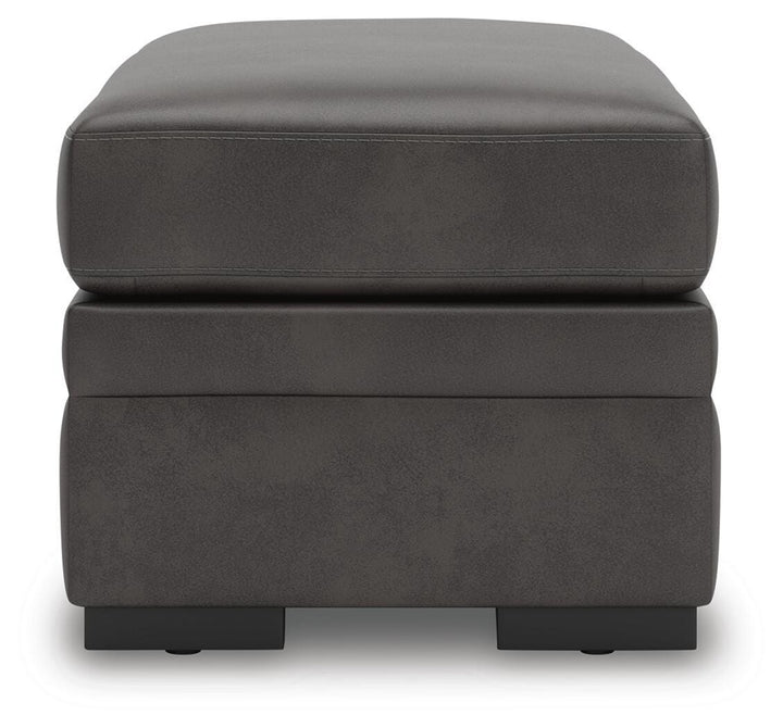 Lofton-Pike Oversized Accent Ottoman - Black (4)