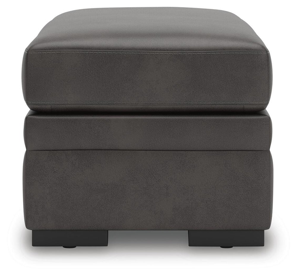 Lofton-Pike Oversized Accent Ottoman - Black (4)