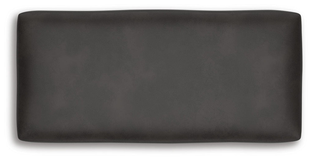 Lofton-Pike Oversized Accent Ottoman - Black (5)